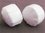 WHITE WRAP ROUND BALES - Scale 1:43 - Pack of 4