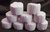 WHITE WRAP ROUND BALES - Scale 1:43 - Pack of 8