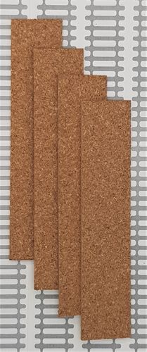 Cork track pre-cut - Short Straight - Pack of 4