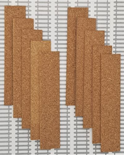 Cork track pre-cut - Short Straight - Pack of 10