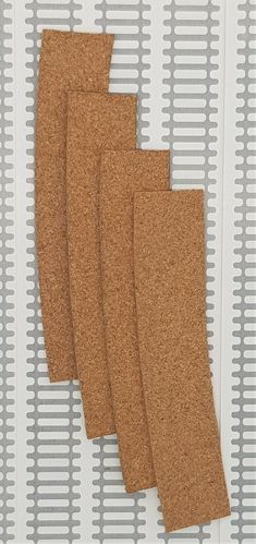 Cork track pre-cut - Curve for Y point - Pack of 4