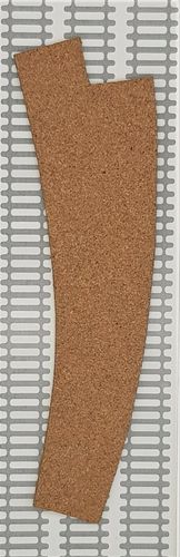 Cork track Underlay - L/H Curved Point - Single